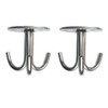 NELXULAS Stainless Steel Heavy Duty 3-Claw Coat Hook, Robe Hanger