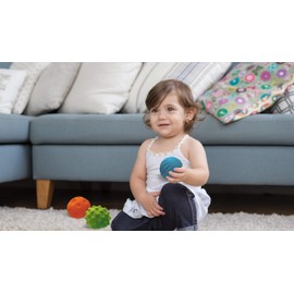 Edushape Ed 722006/3 Mini Textured Balls, Multi-Colour, Random Colour