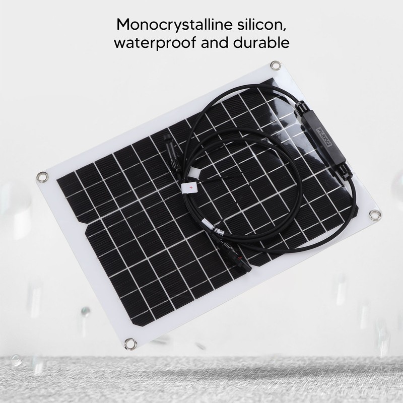 15W Flexible Solar Panel with 50A Controller Monocrystalline Silicon PET