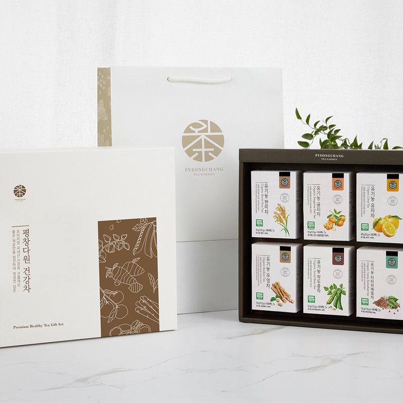 Pyeongchang Dawon Organic Health Tea Gift Set No. 2, 6