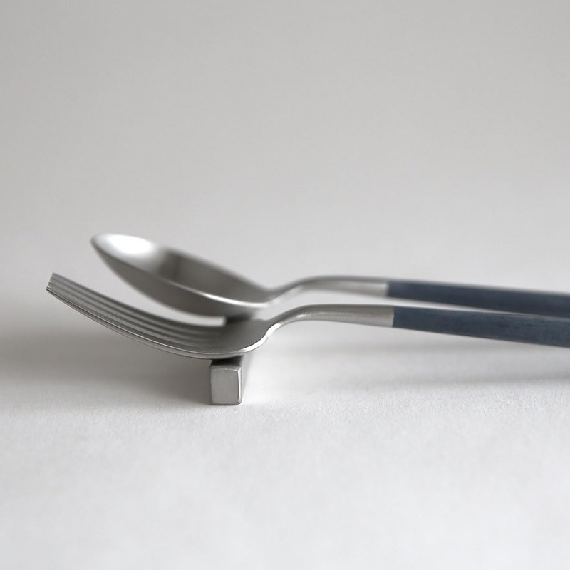 Dalton Square Cutlery Rest, Matte Gold, Stainless Steel