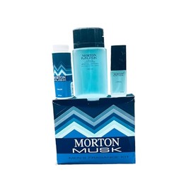 MORTON MUSK KIT DE FRAGANCIA PARA HOMBRE BLUE BOX 150 ML