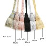 Fenghuangwu 2 Pack Curtain Tie Backs Rope Tassels for Curtains