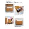 mieno Business Card Holder, Men's, Women's, Business Card Case, Leather,
