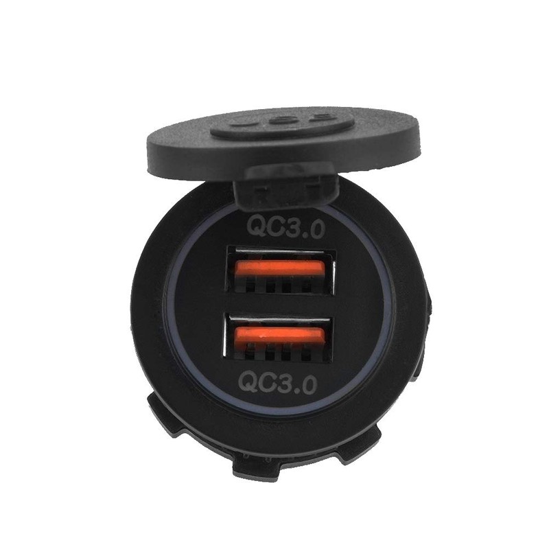 Dual USB Charger, Dual QC3.0 Quick Charge Dual USB Charger