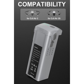 anegine Air 3 3S Battery, Intelligent Flight Battery 4241mAh Compatible with DJI Air 3 3S Drone, 46 Minutes Flight Max