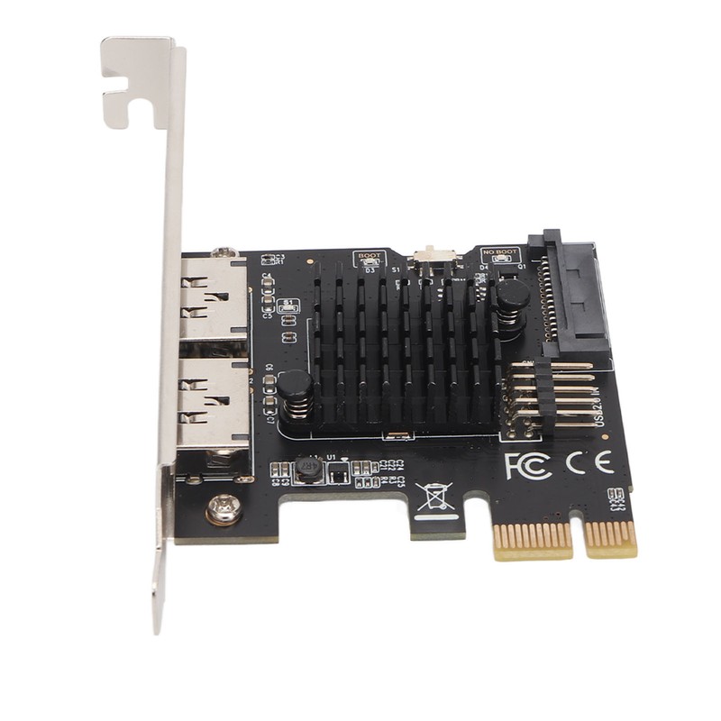 PCIE to Power ESATA Expansion Card 2 Port 6.0Gbps Support