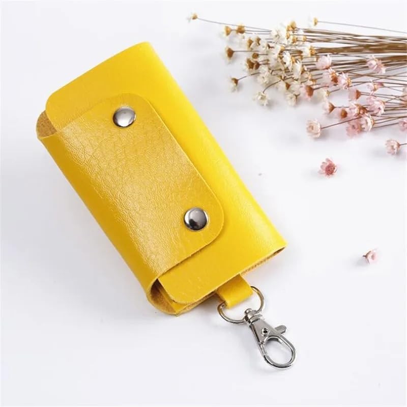 PU Leather Key Organiser Wallet, Key Holder Case with Card