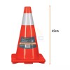 Truper CONO-45R 45 cm PVC caution cone with reflector