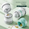 Pill Cutter - Pill Splitter with Stainless Steel Blade for