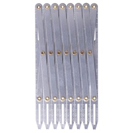 GRCFUMO Expanding Sewing Gauge, Buttonhole Gauge, Aluminum Sewing Gauge for Household Curtain Pleats Accessories