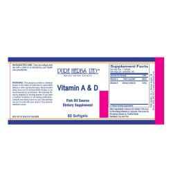 Pure Herbs: Vitamin A & D - softgels 60