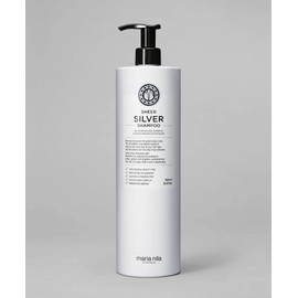 Maria Nila Sheer Silver, Shampoo 1000 ml, Neutralizes Golden Shades, Violet Pigments Gives Cool Tone, 100% Vegan & Sulfate/Paraben free