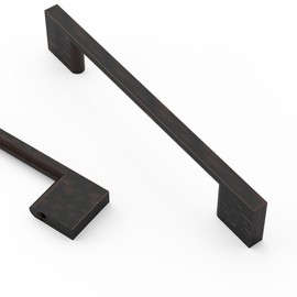 Asidrama 10 Pack 5 Inch(128mm) Oil Rubbed Bronze Kitchen Cabinet Handles, Cabinet Pulls Kitchen Cabinet Hardware for Cupboard Drawer Handles Pulls