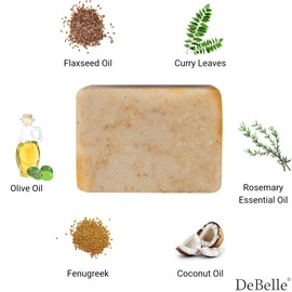 DeBelle Natural & Handmade Shampoo Bar, 100 gm