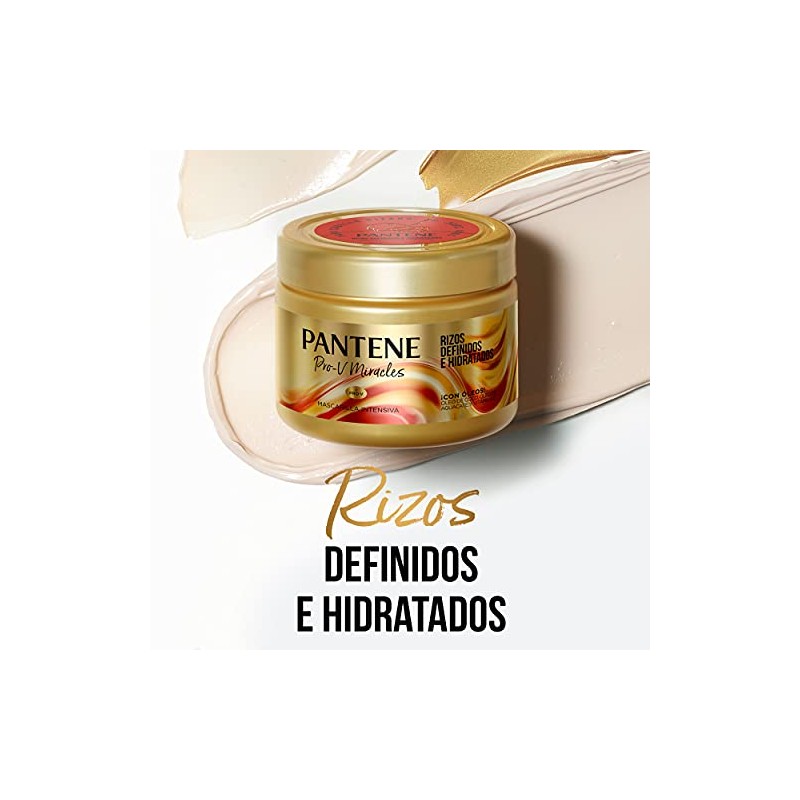 Pantene Mascarilla Intensiva para cabello rizado Pro-V Miracles Rizos Definidos
