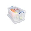 REALLY USEFUL OFFICE BOX CLEAR 64LT 64C