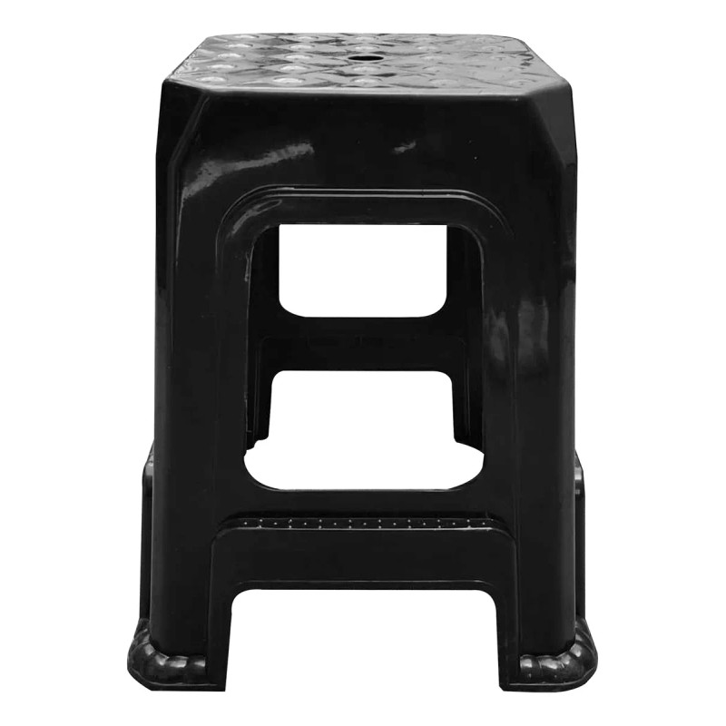 mdj 4 Bancos De Plástico Grandes Negros Para Negocio