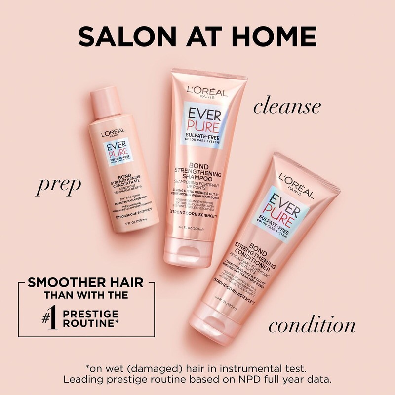 L'Oreal Paris EverPure Sulfate Free Bond Repair Pre Shampoo Treatment,