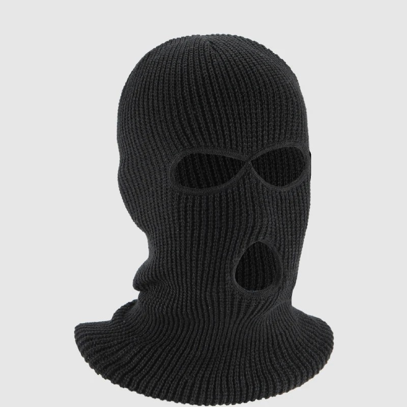 Car Headrest Cover for Interior Decor – 3-Hole Plush Mask-Style