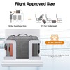 Rolling Backpack for Men and Women, Travel Backpack with Wheels,