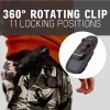 Unbranded Tactical Flashlight Pouch Holster Nylon Rotatable Flashlight Holder Belt