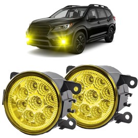 Fog Lights 3.5 inch OEM 19626500 For SUBARU ASCENT 2019-2022 Front Bumper H11 Fog Light Lamps Left Right Driver&Passenger Assemblies Fog Light Beam ,3500K Golden Yellow Beam,Super Bright. 2-Pack.