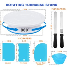 GZMAISULEE 240 kits de suministros para decoración de pasteles, 100 bolsas para tuberías, 100 forros desechables para cupcakes, 24 puntas para glaseado, 3 raspadores para glaseado, 2 espátulas,