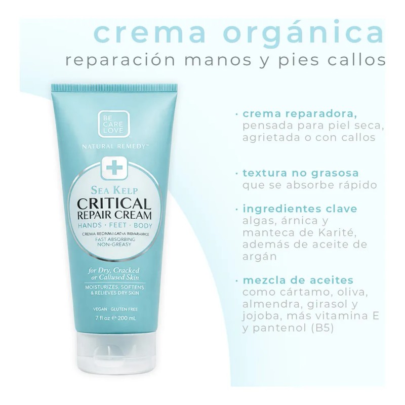 Crema Organica Bcl Spa Reparacion Manos Y Pies Callos 200