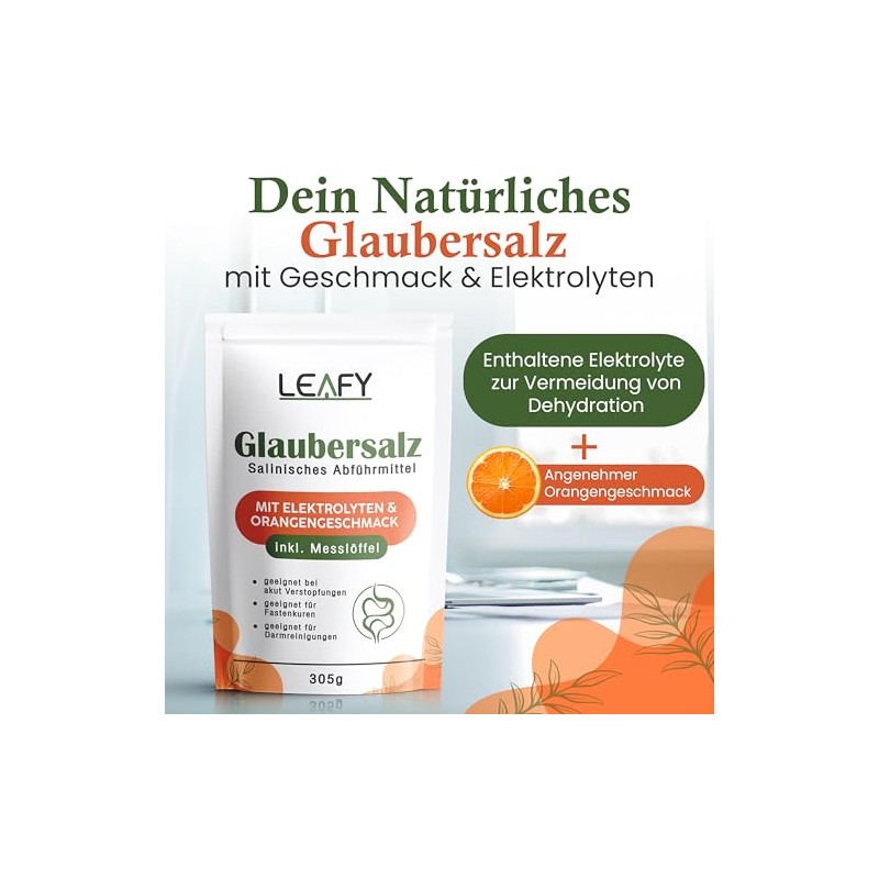 Glauber's Salt Fast-Acting Laxative with Strong Effect, Glauber's Salt +