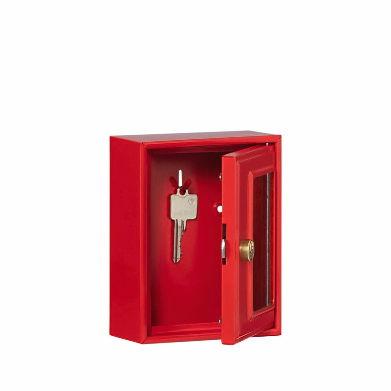 Burg-Wächter 6160 Emergency Key Cabinet, Red, Ohne Hammer