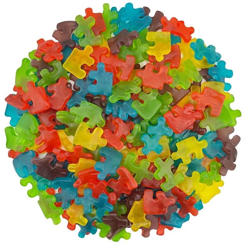 FirstChoiceCandy Puzzle Gummy Candies (1 Pound (Pack of 1))