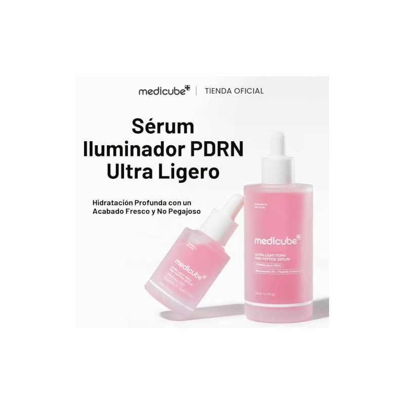 Medicube Suero de Péptidos Rosa Ultra Ligero con PDRN, Niacinamida