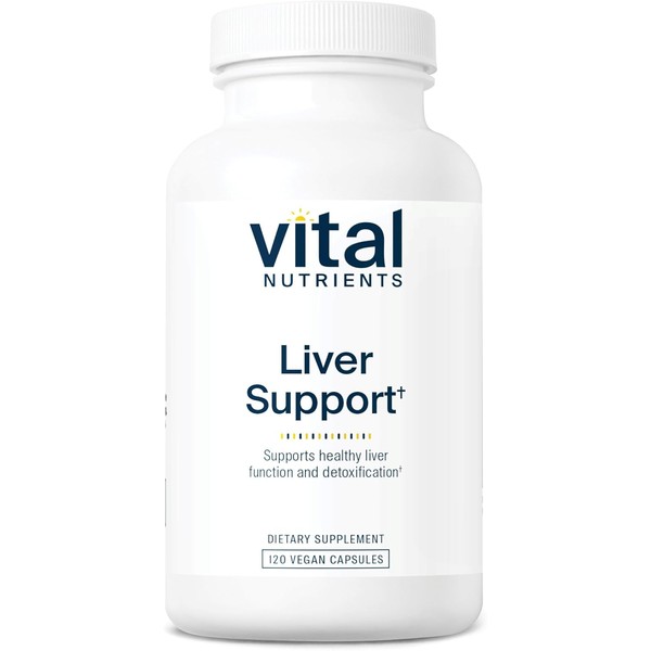 Vital Nutrients Liver Support Milk Thistle and Curcumin | Vegan