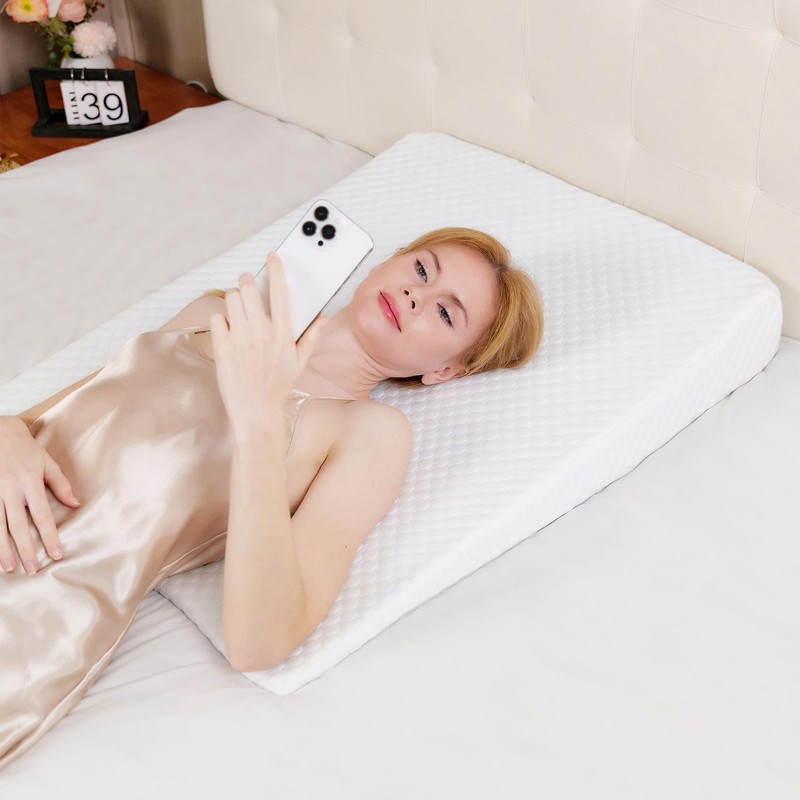 VADSBO Wedge Pillow, Bed Wedge Pillows for Sleeping, Snoring, Back