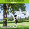 HOKINETY Dog Hanging Bungee Tug Toy: Interactive Tether Tug-of-War for