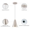 Brushed Nickel Pendant Lights Kitchen Island,Dining Room Light Fixtures Over