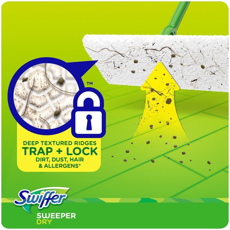 Swiffer Sweeper Dry Sweeping Cloths, Refills, Unscented, 32 ct.