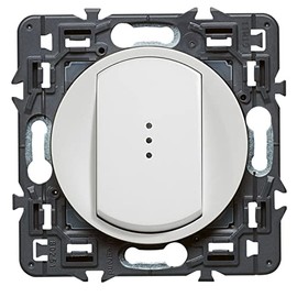 Legrand Céliane Simple Light Button Switch, 230V, white, 099506, 230V