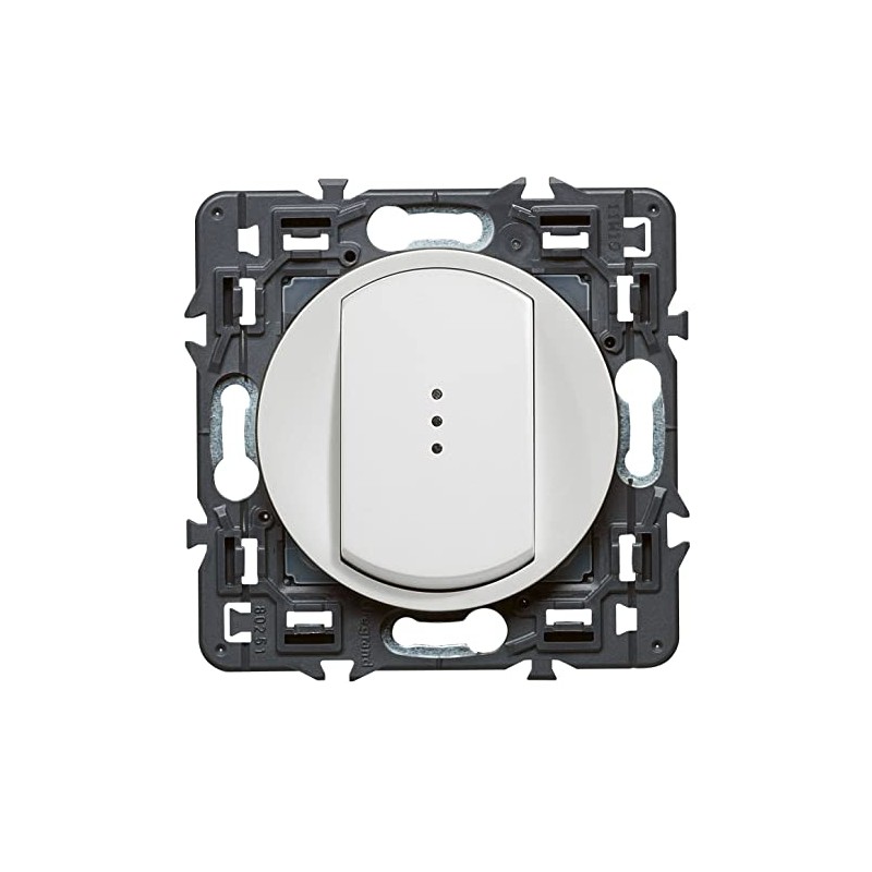 Legrand Céliane Simple Light Button Switch, 230V, white, 099506, 230V