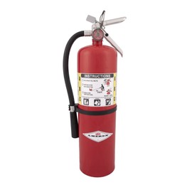 Amerex B456, 10 lb. ABC Dry Chemical Multi-Purpose Fire Extinguisher with Wall Bracket
