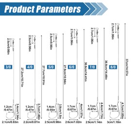 Circle Hook Rigs Saltwater Steel Leader Wire with Swivels Octopus Offset Hooks Saltwater Leader Rigs 10pcs Heavy Duty Pre-Rigged Circle Hooks Wire Leader Surf Fishing Tackle for Catfish Bass