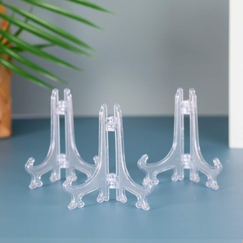 Plastic Plate Stand, Plate Stand, Photo Stand, Book Stand, Transparent,