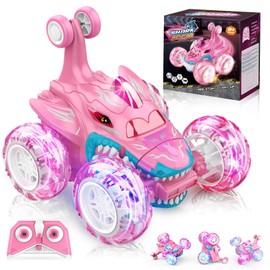 Dislocati Remote Control Cars, Toys for 3-12 Year old Girls Monster Truck Toys Girls Toys Age 5 6 7 Gifts for 3-10 Year Old Girls Girls Birthday Presents Outdoor Toys RC Car Toys for Kids
