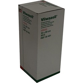 Vliwazell Sterile Absorbent Dressings 10 x 20 cm