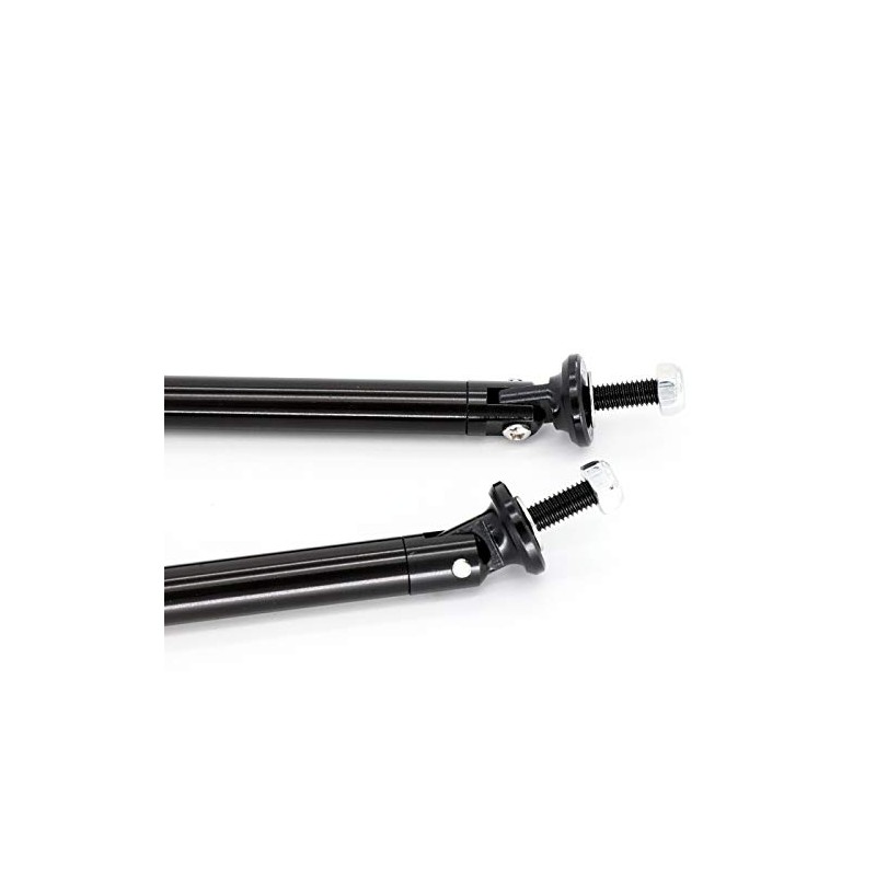 2x Adjustable Front Bumper Lip Splitter Strut Brace Rod Support