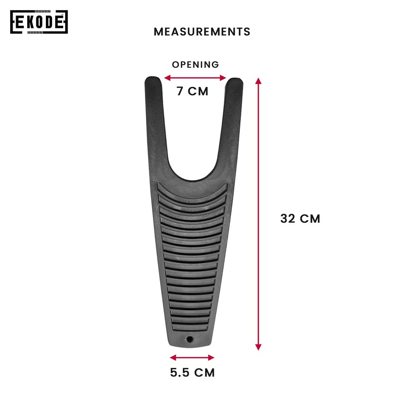 EKODE™ Durable Bootjack Extra Grip Plastic Black Boot Jack -