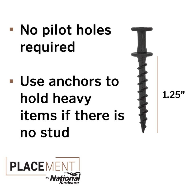 National Hardware N260-129 Bearclaw Hangers with Anchors Double Headed Screws