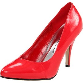 Ellie Shoes Women's 8400 Pump, Red Patent, 14