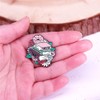 Book Brooch & Flower Enamel Pins - Never Ending Fun
